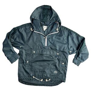 Vtg GAP Anorak Jacket Windbreaker Mens‎ S Half Zip Front Pocket Thick 90s Y2K